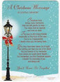 Xpress A Christmas Message In Loving Memory Graveside Memorial Card & Holder Mum Dad Nan Gran Grandma Grandad Grandpa Brother Sister Daughter Son Wife Husband Friend. Size 5.75 by Xpress - hanrattycraftsgifts.co.uk