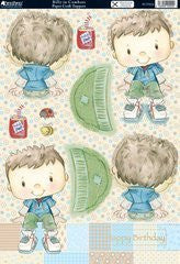 billy in combats papercraft toppers - hanrattycraftsgifts.co.uk