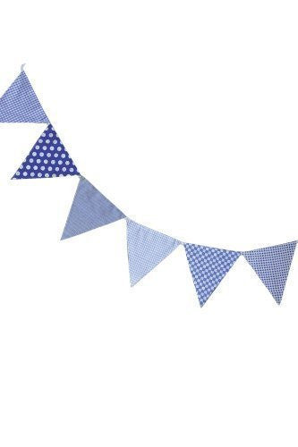 Blue Bunting By Powell Craft - hanrattycraftsgifts.co.uk