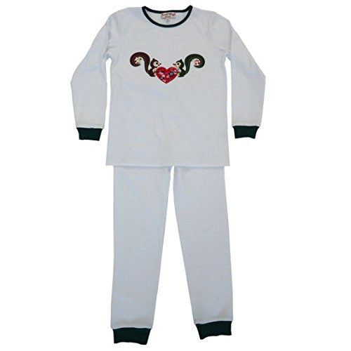 powell craft squirrel pyjamas 1 - 2 yrs - hanrattycraftsgifts.co.uk