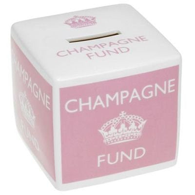 Champagne Fund Mney Box - Boxed - hanrattycraftsgifts.co.uk