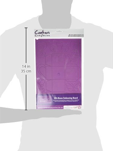 Crafter's Companion Ulti-Boxes Ultimate Pro Embossing Board, Purple - hanrattycraftsgifts.co.uk