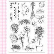 kanban sugar buttons clear stamp embellishments - hanrattycraftsgifts.co.uk