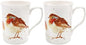 The Leonardo Collection LP52714 Christmas Robin Fine Bone China Mug Set of 2