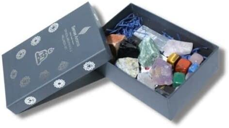 18 Piece Boxed Crystal Meditation & Wellness Gift Set