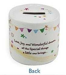 Little Bear Hugs Collection Money Box by Jennifer Rose  LP33239 (White) - hanrattycraftsgifts.co.uk