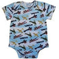 powell craft vintage plane babygrow handmade - hanrattycraftsgifts.co.uk