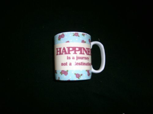 language of life mug happiness is a journey not a destination - hanrattycraftsgifts.co.uk
