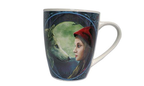 Lisa Parker Moonlight Red Riding Hood Porcelain Mug, 12 x 8.5 x 10 cm - hanrattycraftsgifts.co.uk