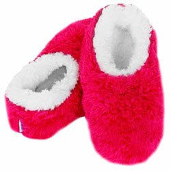 Snoozies | Ladies OMG Colour Slippers | Non Slip | Fluffy Warm Indoor Soft Slipper Socks (Small | UK 3-4, Hot Pink) - hanrattycraftsgifts.co.uk