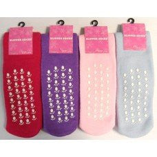slipper socks she size uk 4-6 eur 37-40 choice colours one supplied at random - hanrattycraftsgifts.co.uk