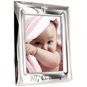 Christening Collection Silver Plated My Christening 5 x 7 Photo Frame - hanrattycraftsgifts.co.uk