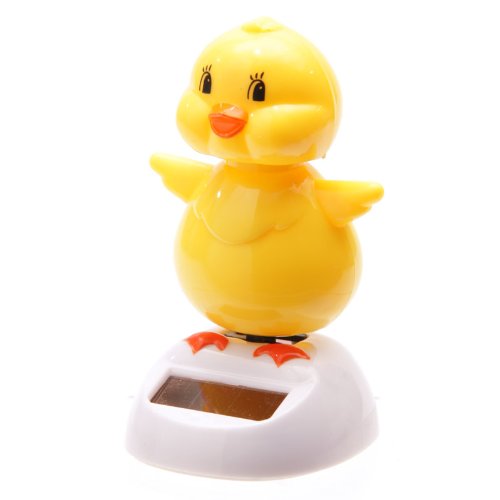 Puckator FF34 Solar-Powered Cute Duck Ornament 6 x 5.5 x 9 cm - hanrattycraftsgifts.co.uk