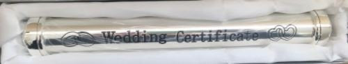 Juliana Silverplated Certificate Holder - Wedding Certificate - 23cm - WG420 - hanrattycraftsgifts.co.uk