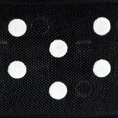 CLUB GREEN Organza Pull Bow Ribbon with Spots, Black, 33-Piece - hanrattycraftsgifts.co.uk