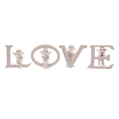 Cute Cherub LOVE Letters Ornament - hanrattycraftsgifts.co.uk