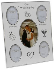 Wedding Day Collage Photo Frame - hanrattycraftsgifts.co.uk