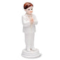 CLUB GREEN Resin Praying Boy Standing, White, 102 mm, Pack of 6 - hanrattycraftsgifts.co.uk