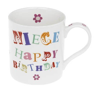 Niece Happy Birthday Mug Gift New Boxed - hanrattycraftsgifts.co.uk