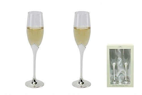 silver plated champagne flutes - hanrattycraftsgifts.co.uk