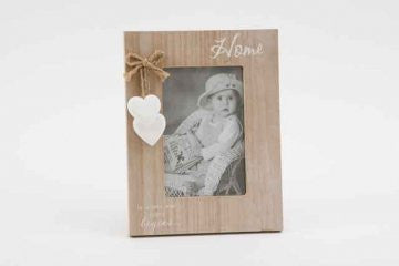 shabby chic washed photo frame home is where our story begins - hanrattycraftsgifts.co.uk