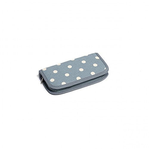 Crochet Hook Case Filled Blue Spot - hanrattycraftsgifts.co.uk