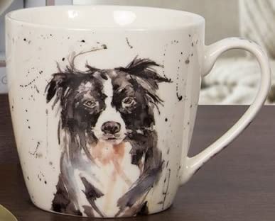 The Leonardo Collection Man's Best Friend Border Collie Fine Bone China Mug