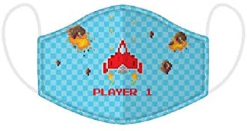 Reusable Face Covering - Non Medical Large Size Twin Pack (Game Over) ()