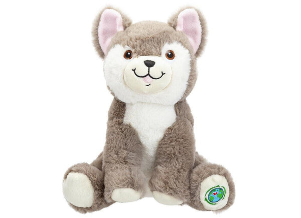 PLUSH Cuddly Soft Toy Teddy Gift New 23cm Brand New  Animals Wild Animal HUSKY