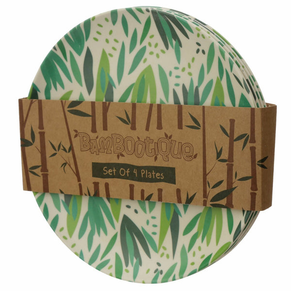 Bamboo Composite Willow Reusable Plate Set 