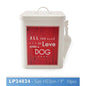 vintage word dog food tin love and a dog one supplied - hanrattycraftsgifts.co.uk