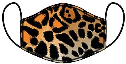 Animal Print Reusable Face Covering - Large