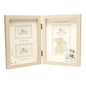 Button Corner MDF Photo Frame First & Second Scan & First Photo CG783 - hanrattycraftsgifts.co.uk