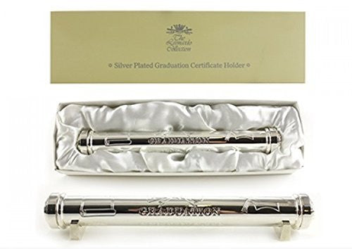 SILVER PLATED GRADUATION CERTIFICATE HOLDER - hanrattycraftsgifts.co.uk