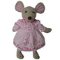 powell craft mouse large with butterfly dress pink - hanrattycraftsgifts.co.uk