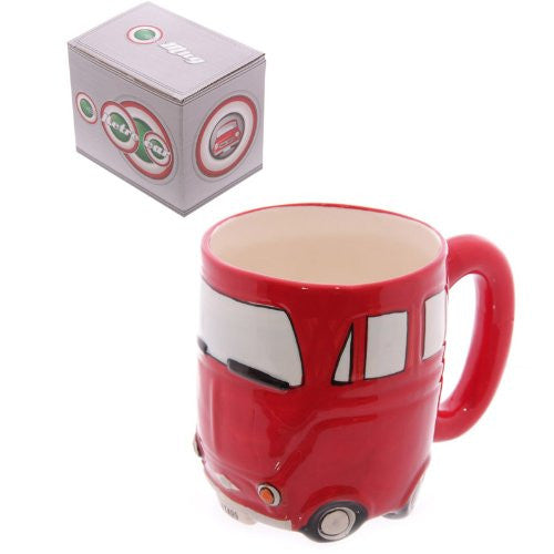 Red Retro Car Mug - hanrattycraftsgifts.co.uk