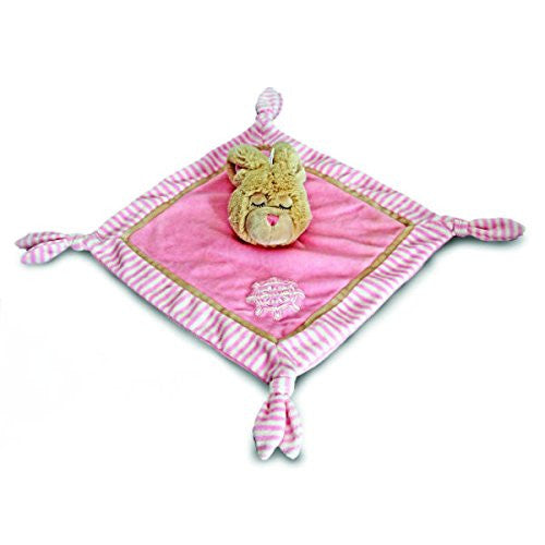 Keel Toys - Sleepy Shore Security Blanket (Pink) - hanrattycraftsgifts.co.uk