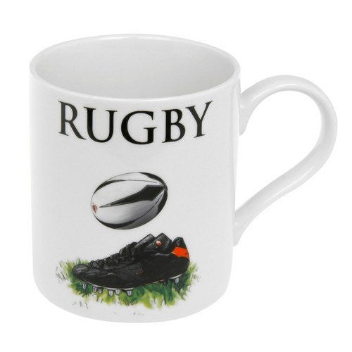 New Rugby Fine China Mug - The Perfect Gift For The Rugby Enthusiast (LP99888) - hanrattycraftsgifts.co.uk