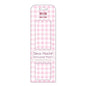 Trimcraft Deco Mache Paper 10.25-inch x 1 4.75-inch Pink Gingham, Acrylic, Multicoloured, 3-Piece - hanrattycraftsgifts.co.uk