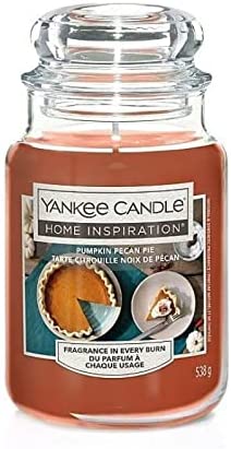Yankee Candle - Home Inspiration, Jar Candle, Pumpkin Pie Scent, Gift Idea