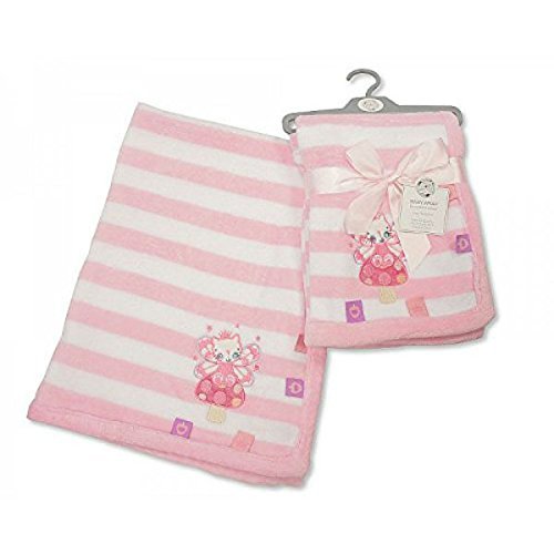 Snuggle Baby Pram Blanket Baby Girls/Baby Boys New Born Pram Fleece Blanket Baby Wrap Crib Mosses Basket - hanrattycraftsgifts.co.uk