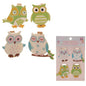 Cute Owl Pegs Pack of 4 - hanrattycraftsgifts.co.uk