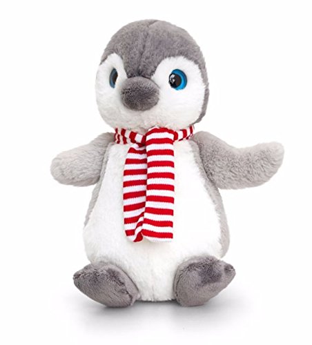 Penguin With Scarf 35cm by Keel Toys - hanrattycraftsgifts.co.uk