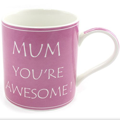 Mum You're Awesome Mug in Matching Gift Box - hanrattycraftsgifts.co.uk