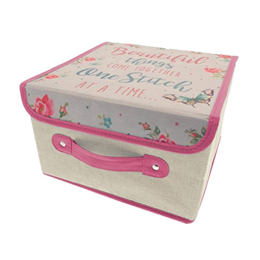 Country Club Sewing & Craft Box, Beautiful Things Pink - hanrattycraftsgifts.co.uk