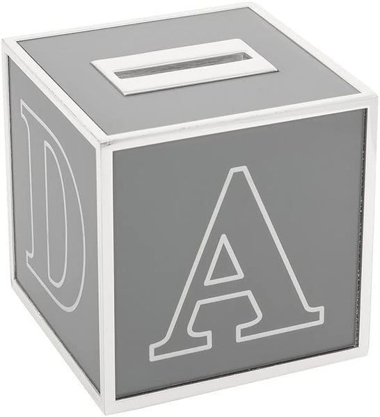 ABC Grey Silver Money Cube
