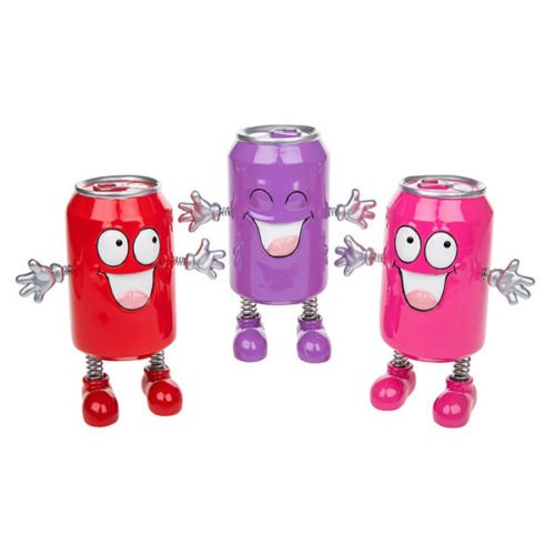 Walking Tin Can Money Box novelty dosent walk one at random - hanrattycraftsgifts.co.uk