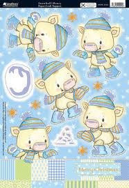 snowball henry papercraft toppers - hanrattycraftsgifts.co.uk
