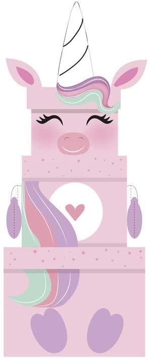 Clairefontaine Set of 3 Unicorn Square Boxes