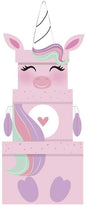 Clairefontaine Set of 3 Unicorn Square Boxes